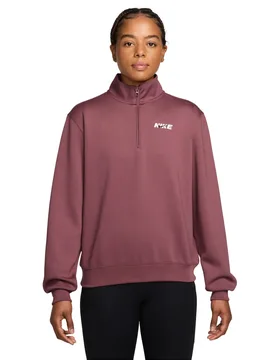 Trainingsoberteil, Damen Studio Fleece Sport - Rose - female - Size: XS - Nike - FashionsVida