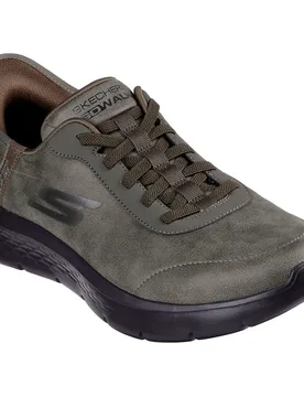 Scarpe Senza Lacci Slip-ins Go Walk Flex Smooth Motion Olive Textile EU 42 - Skechers - FashionsVida