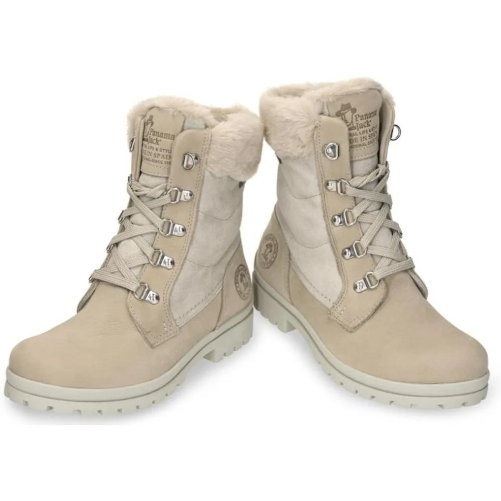 Botas militares en piel con forro de goretex - Panama Jack - FashionsVida