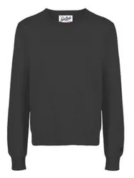 Felpe senza cappuccio uomo - regent merino 00 black - nero