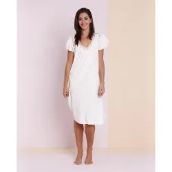 Camisón mujer manga corta largo medio