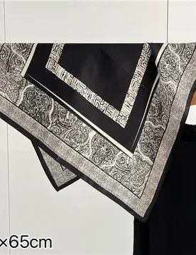 MM 100% Silk Scarf 65CM Women Square Bandanas Luxury Foulards Femme Head Neck Bag Bandana Belt Accessories Gift - Aliexpress - FashionsVida