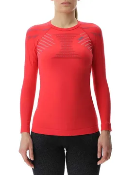 Running Ultra1 Long Sleeve T-shirt Rose Red / Lillac / Peacock M Women - Uyn - FashionsVida