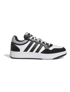 Sneakers bianche e nere con dettagli a contrasto Hoops 3.0 42 - Adidas - FashionsVida