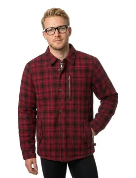 Polaire Zippée Classic Sherpa Red / Black L - Brandit - FashionsVida