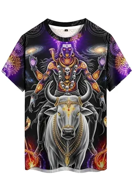 Men's Loose Outdoor Sports 3D Printed Short-Sleeve T-Shirt - Daily Outing, High-Quality Printing - Aliexpress - FashionsVida