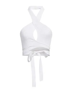 Top Damen Weiß L,M,S,XL,XS Damen - Msgm - FashionsVida