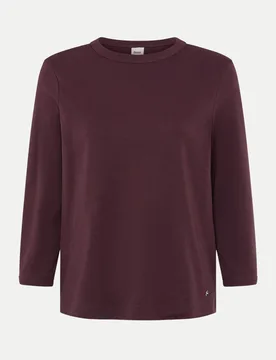 Langarmshirt CIRA mit 3/4 Arm Violett 46 - Brax - FashionsVida