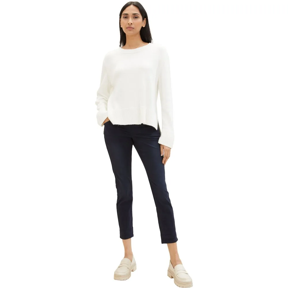 Vaquero de mujer tapered fit con cordón - Tom Tailor - FashionsVida
