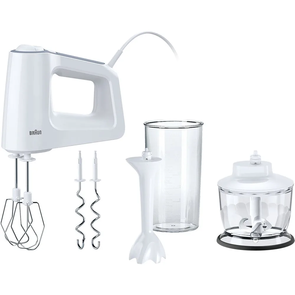 Batidora amasadora MultiMix HM3135 con tecnología SmartMix - Braun - FashionsVida