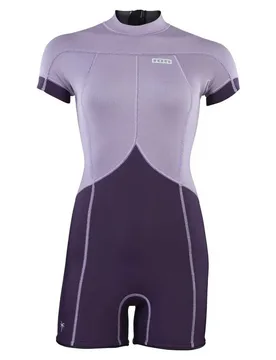 Shorty à Manches Courtes Avec Fermeture éclair Au Dos Amaze 2.5 Mm Dark / Lavender S - Ion - FashionsVida