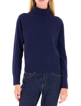 Dolcevita lana merino BLU SCURO M - Daniele Fiesoli - FashionsVida