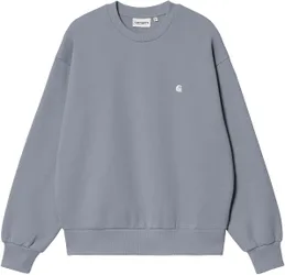 Sweat forme ballon - W' Casey Sweatshirt Shady Blue Silver en Coton - Taille S - Bleu