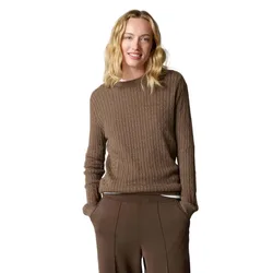 Klara Sweater Dark Brown Melange M Women