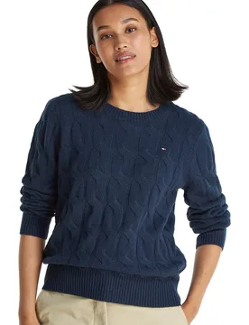 Jersey de mujer de lana de ochos - Tommy Hilfiger - FashionsVida