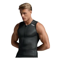 Maglietta Senza Maniche Core Tri Black / White L