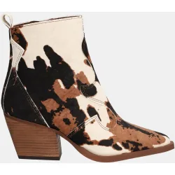 Botines de mujer con cierre de cremallera