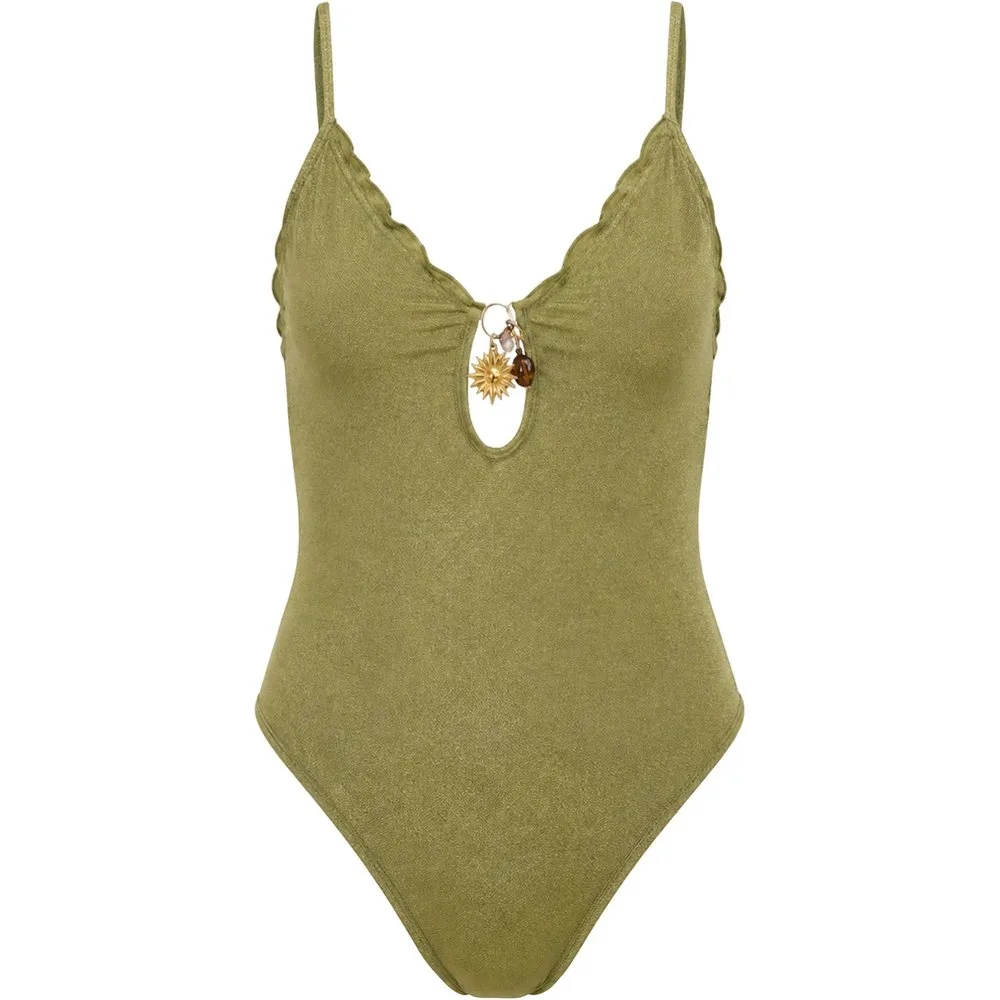 Bañador de lurex con tirante fino - The-Are - FashionsVida