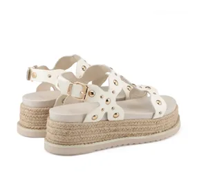 Sandali Donna CLW473601 Bianco Sporco