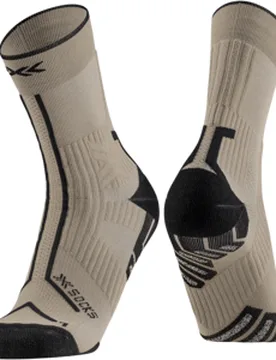 Trailrun Expert Crew Laufsocken Unisex Sand/Dark Sand 39-41 - X-BIONIC - FashionsVida