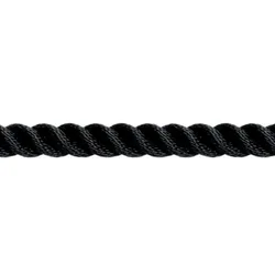 M Braided Rope Black 22 mm unisex