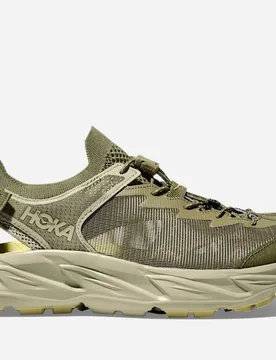 Men's Hopara 2 Hiking Sandals in Wild Mushroom/Oyster Mushroom, Size 9 - HOKA - FashionsVida