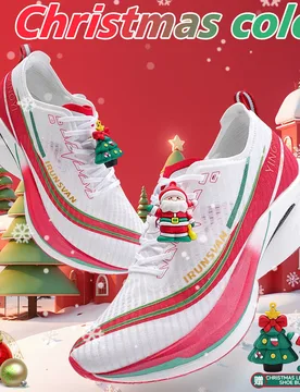 Christmas Women's Carbon Fiber Shoes - IRUNSVAN, Speed-Breaking Special Zapatillas de deporte - Aliexpress - FashionsVida