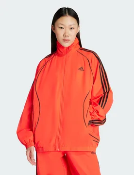 Giacca da allenamento Teamgeist adicolor Oversized Woven M Lucid Red / Black - Adidas - FashionsVida