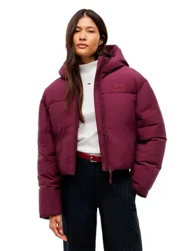 Veste Matelassée Dw0dw23414 Calypso Berry 2XL - Tommy Jeans - FashionsVida