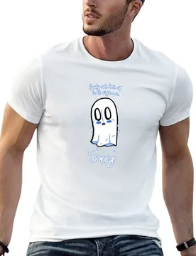 Napstablook “Really not feelin up to it right now... Sorry.” T-Shirt Christmas Theme Tee Top - Aliexpress - FashionsVida
