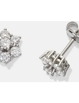 Pendientes Luzz de oro y diamantes - El Corte Inglés - FashionsVida
