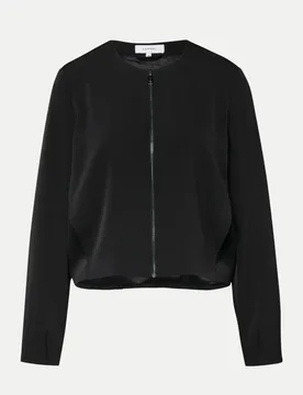 Comma Boxy-Fit Blouson Schwarz 36 - Comma - FashionsVida