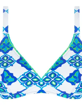 Top de bikini de mujer, sujetador capacidad triángulo con aros y tirantes multiposición - Antigel - FashionsVida