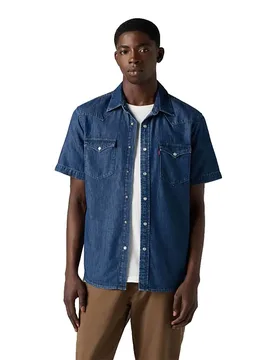 Chemise à Manches Courtes Classic Western Laurel Dark Wash L - Levi´s ® - FashionsVida
