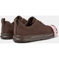 Zapatillas de cordones de mujer junction runner de piel