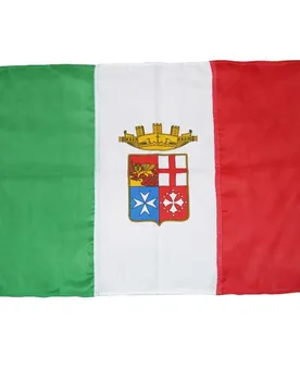 Navy Flag Italian Multicolour 30 x 45 cm unisex - Adria Bandiere - FashionsVida