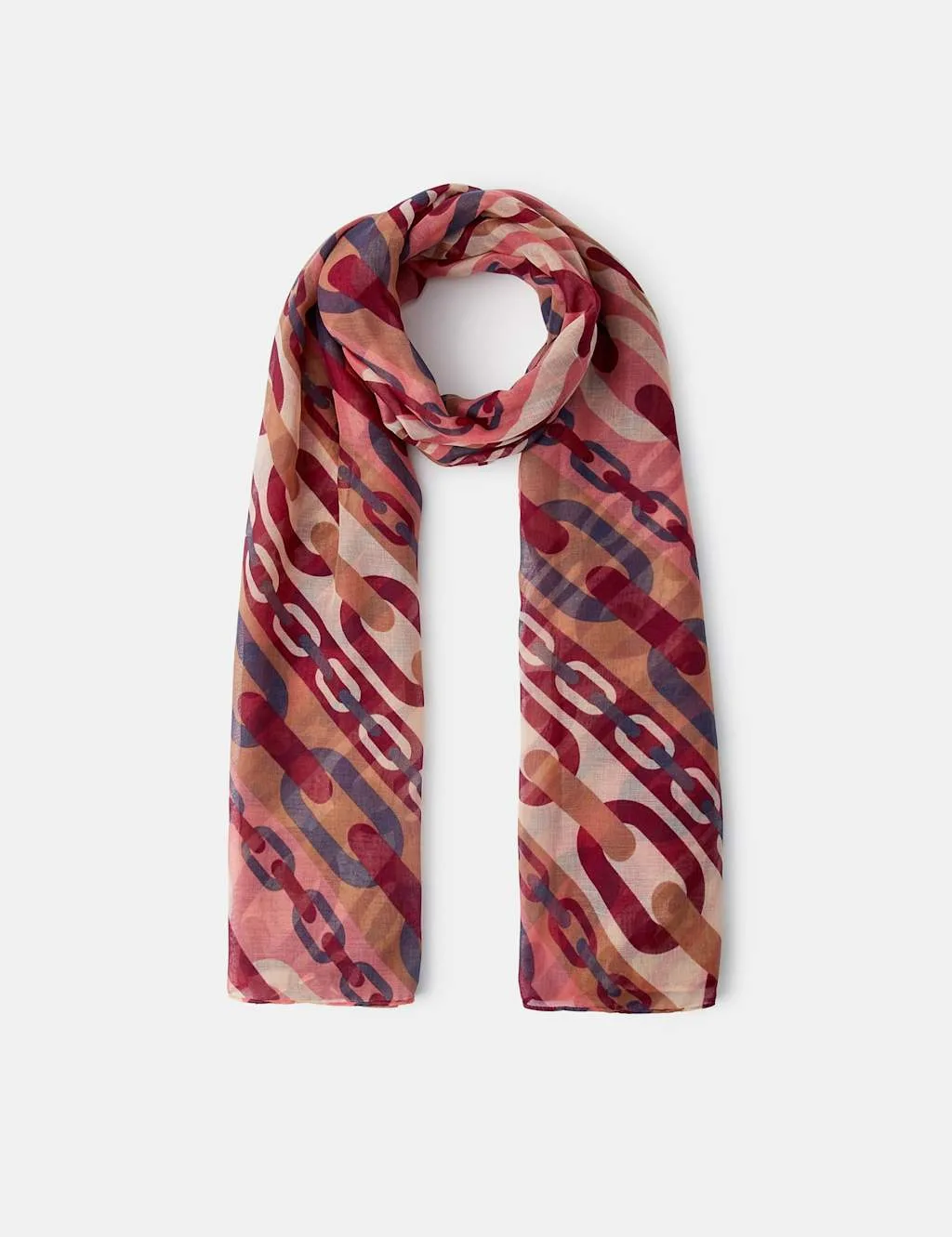 Link Print Scarf Multi female - Accessorize - FashionsVida