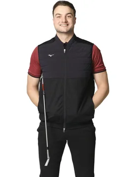 Weste Hybrid Bomber Gilet, schwarz xl - Mizuno - FashionsVida