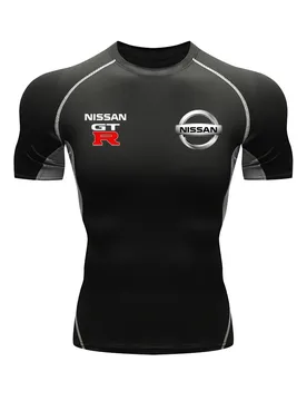 Nissan brand print, autumn men's sports tight fitting top, sports quick drying breathable tight fitting training top - Aliexpress - FashionsVida
