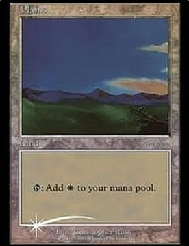 Plains (Arena foil - Ice Age) Promotional Cards - Magic: The Gathering - FashionsVida