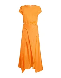 Vestido largo Mujer Naranja 38 Mujer