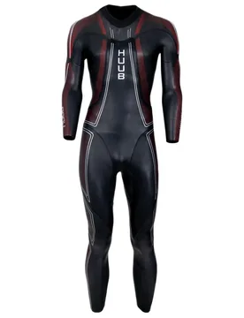 Aerious Iii 3:5mm Long Sleeve Neoprene Wetsuit Black / Red S Men - HUUB - FashionsVida
