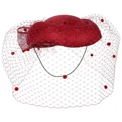 Denica Pillbox Hat by - bordeaux - Damen - Size: One Size
