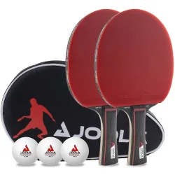 Set de tenis de mesa con 2 palas, 3 pelotas y funda Duo Pro