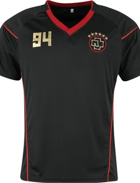 Trikot - S bis 5XL - für Männer - Größe 3XL - schwarz/rot - Lizenziertes Merchandise! - Männer - male - Rammstein - FashionsVida