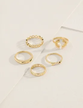 Pack anillos de mujer - Green Coast - FashionsVida