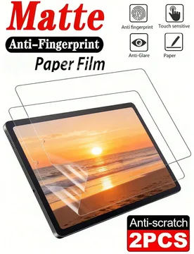Piezas Protector de pantalla de papel mate para escribir compatible con Samsung Galaxy Tab S11 S10 S10FE S9 S8 S7 S6 Lite A9 A11 A8 A9+ A11+ Antirrefl - Shein - FashionsVida