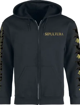 Kapuzenjacke - Diskography - S bis 5XL - für Männer - Größe 3XL - schwarz - EMP exklusives Merchandise! - Männer - male - Sepultura - FashionsVida