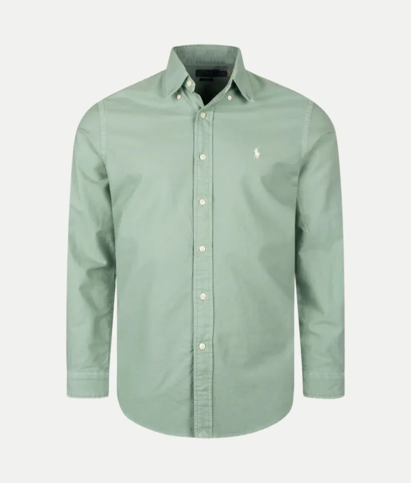 Polo Custom-Fit Oxford-Hemd Grün L - Ralph Lauren - FashionsVida
