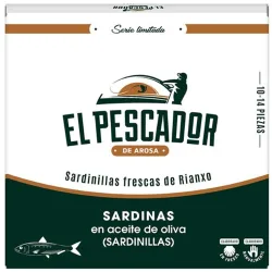 Sardinillas en aceite de oliva 10-14 piezas